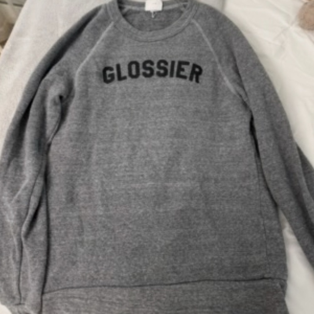 Glossier Charcoal Gray Pullover